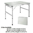 thumbnail image 5 of ChicCrest Sturdy Aluminum Folding Camp Tables - Multiple Sizes (2ft, 3ft, 4ft) with Adjustable Heights, High-Quality MDF Tabletops, Upgraded Stability, Lightweight & Portable-4ft-48"L x 23"W, 5 of 11
