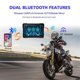 thumbnail image 4 of Reproductor MP5 portátil Bluetooth de 5 pulgadas para motocicleta con navegación GPS, resistente al agua IP67, compatible con CarPlay y Android Auto., 4 of 5
