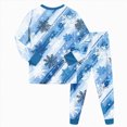 thumbnail image 6 of sdbrld Girls Christmas Pajamas Outfit for Kids Long Sleeve Sleepwear Tops and Pants 2Pcs Xmas Holiday PJs Sets Sizes 2-3 Years, 6 of 9