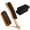 Black, Brown, variant on Qianfeng Lint Removers Brush Kit with Cleaning Sponge for Shoe Hair Suits Clothes Furniture, 4 Pcs