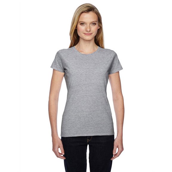 Fruit Of The Loom Women  Crewneck Short Sleeve T-Shirts