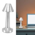thumbnail image 1 of Lámpara De Mesa Inalámbrica De Metal Minimalista, Luz De 3 Colores, Batería Recargable De 1800 MAh, Atenuación Táctil, Para Mesita De Noche, Estantería, Mesa De Comedor,, 1 of 7