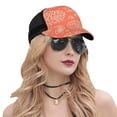 thumbnail image 5 of Zufioo Beautiful Corals Print Mesh Baseball Cap, Adjustable Sport Travel Hat Accessory for Men and Women, 5 of 7