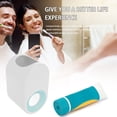thumbnail image 4 of Toystoory Dispensador de de dientes Exprimidor automático de de dientes Pared del baño Juegos de accesorios de baño blanco, 4 of 6