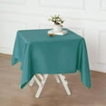 thumbnail image 2 of Efavormart 54x54" TURQUOISE Wholesale Linens Seamless Polyester Square Linen Tablecloth For Wedding Banquet Party Restaurant, 2 of 6