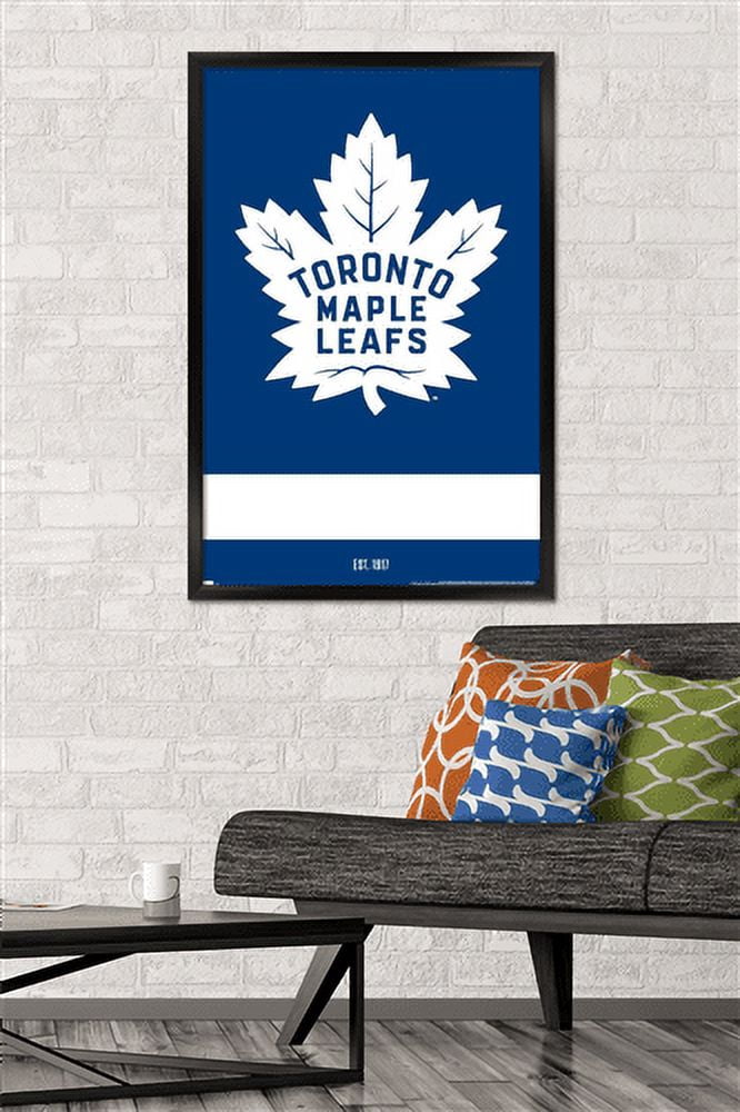 NHL Toronto Maple Leafs - Logo 21 Wall Poster, 22.375" x 34", Framed