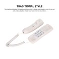 thumbnail image 2 of Teléfono Clásico Teléfono De Marcación Con Teclado Ijo Blanco Para El Hogar Oficina De Negocios Teléfono De Marcación Con Teclado Tradicional Con Luz Nocturna Y Línea Telefónica seitruly EL013975-00, 2 of 5
