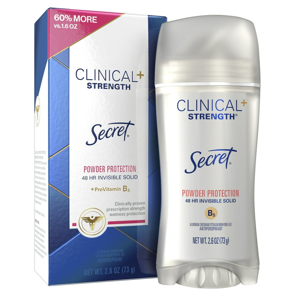 Secret Clinical Strength Invisible Solid Antiperspirant and Deodorant