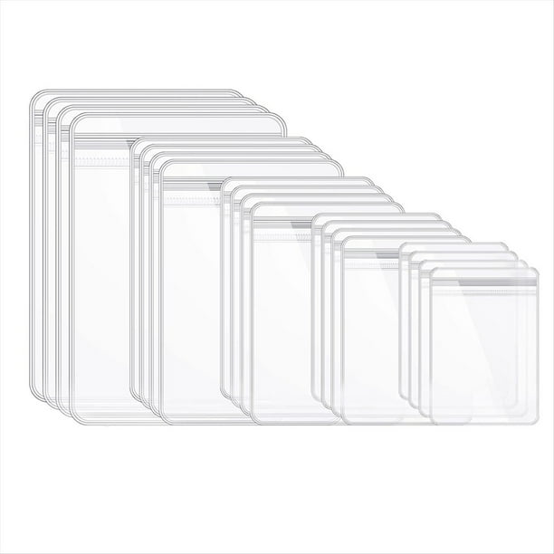 160 Piezas de Bolsas de PVC para Joyería Autoselladas, Bolsas de Plástico Antideslustre para Almacenamiento de Joyería, Bolsa Organizadora de Joyería Transparente