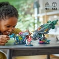 thumbnail image 4 of LEGO Avatar: The Way of Water Mako Submarine​  75577 Buildable Toy Model, Underwater Ocean Set with Alien Fish and Stingray Figures, Movie Gift for Kids and Movie Fans, 4 of 8