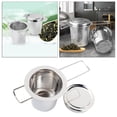 thumbnail image 3 of de Té de material acero Inoxidable para Té Suelto, Coladores de Té con de Asa, de Colador de Té con Tapa, de , Bandeja BLESIY Colador de infusor de especias, 3 of 8