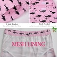 thumbnail image 6 of Men Swim Trunks Mesh Liner Quick Dry Swim Shorts Bathing Suit Swimsuit Summer Beach Shorts Pink L, 6 of 7