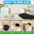 thumbnail image 6 of 6 Pack Charcoal Filters for Compost Bucket, 6.7 Inch Compost Filters for Countertop Bin, Activated Carbon Replacement Filters for Kitchen Compost Bins, Home Bucket Compost Bin Refill, Round, 6 of 7