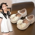 thumbnail image 3 of Zapatos de cuero para niñas, zapatos de princesa de suela blanda de verano para niñas, zapatos de rendimiento de primavera y otoño para niñas pequeñas, zapatos de estudiante, 3 of 6