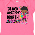 thumbnail image 4 of Inktastic Black History Month Rocks- Girl with Guitar Boys or Girls Baby Bodysuit, 4 of 5