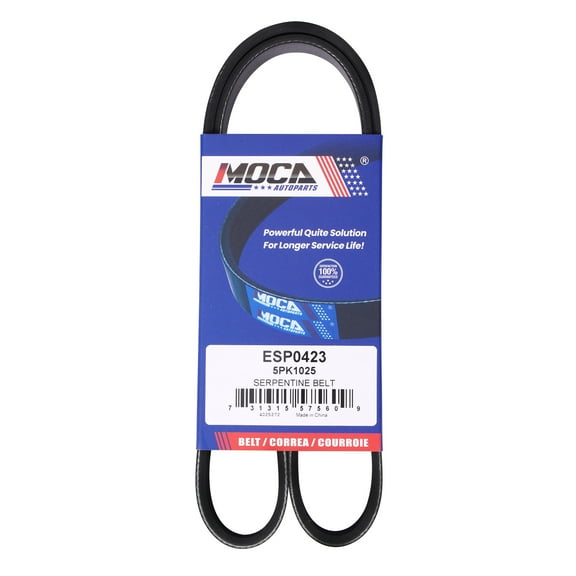 MOCA AUTOPARTS 5PK1025 Serpentine Belt Fit for 2006-2010 Pontiac G6 2.4L & 2007-2010 Saturn Sky 2.0L 2.4L & 2004-2007 Chevrolet Malibu 2.2L