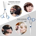 thumbnail image 5 of 12-piece stainless steel hairdressing set, professional hairdressing scissors, home hairdressing tools, including hair clipper, comb clip, razor, unisex, pet-friendly, 5 of 7