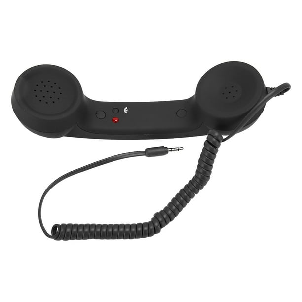 Teléfono Retro Telefónico, Receptor De Teléfono Celular Con Cable Con Control De Volumen Para Teléfonos Inteligentes, Auriculares Telefónicos, Radiación Reducida
