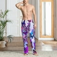thumbnail image 6 of Lsque Flying Butterflies Print Men's Pajama Pants, Lounge Pant - Comfortable Home Wear,Elastic Waistband, Stylish Design-XX-Large, 6 of 9