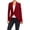 Burgundy, variant on Moa Collection Women's Office Blazer Casual Long Sleeve Solid Open Front Design S-3XL