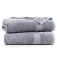 thumbnail image 2 of Juego de toallas de baño LANE LINEN, 100% algodón, 35 x 66 cm, 2 unidades, color gris, 2 of 9