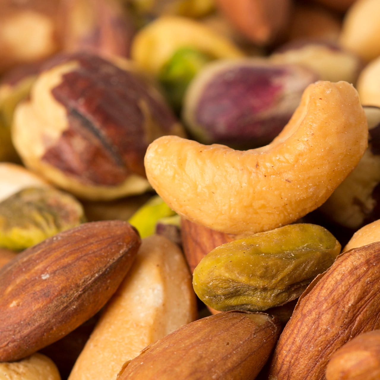 FirstChoiceCandy Deluxe Jumbo Roasted & Salted Mixed Nuts Nutrition Snacks (pistachios, almonds, filberts (hazelnuts), and cashews ) -  5  Pound