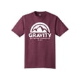 thumbnail image 1 of Gravity Outdoor Co. T-Shirt Col Rond Tri-Blend - Logo Blanc - Marron Chiné - L, 1 of 1