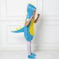 thumbnail image 7 of FINALGANG Boys Girls Kids Dinosaur Dress Up Set Sleeveless Hooded Romper With Shoe Covers For Party Performance Wear Trendy Outfit, 7 of 7