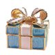 thumbnail image 1 of Mini organizador de joyas caja contenedor para anillos colgantes pendientes Azul Zulema cajas de joyería de terciopelo, 1 of 4