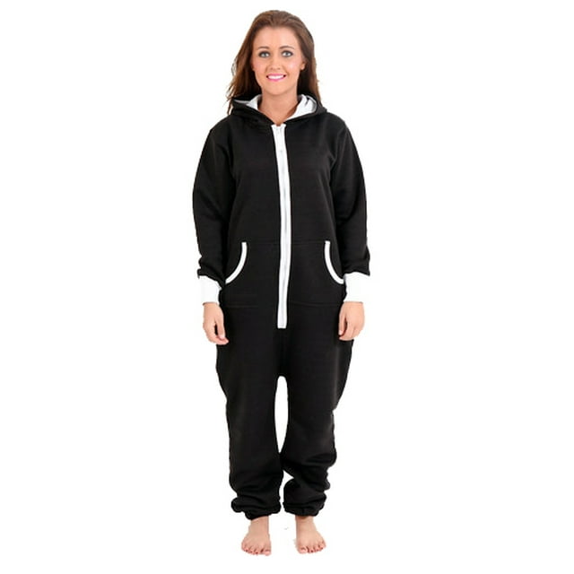 Women's NonFooted One Piece Pajamas Sleepwear Adult Bodysuit Ladies