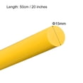 thumbnail image 2 of 3pcs Plastic Round Rod 5/8" Dia 20" Length Yellow (POM) Polyoxymethylene Rods Engineering Plastic Round Bars(15mm), 2 of 5