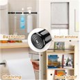 thumbnail image 6 of RUseeN Tension Curtain Rod 16 To 28 Inch White Black Tension Rods Adjustable Spring Loaded Curtain Rods Curtain Rods No Drilling Tension Rods For Windows Bedroom Closet Doorway Door, 2 Pcs, 6 of 7
