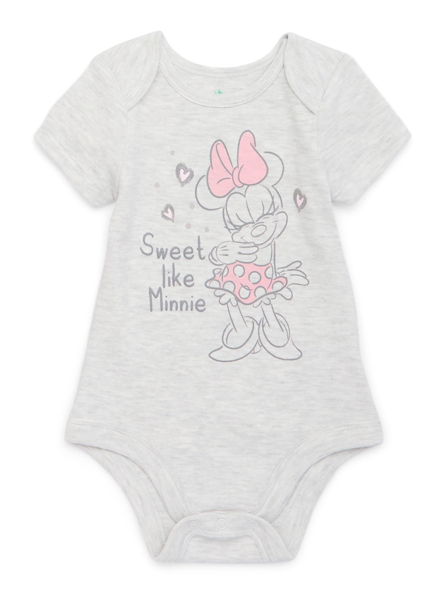 Disney Baby Wishes and Dreams Character Baby Layette Newborn Essentials Gift Set, 4-Piece, Sizes Newborn-6/9 Months