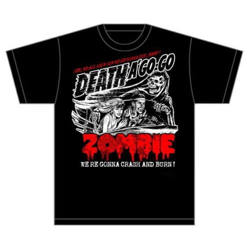 Rob Zombie Men's Zombie Crash T-shirt Small Black