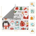 thumbnail image 3 of XMXT Microfiber Drying Mat, Christmas Elements Illustration Absorbent Dish Drying Mats for Kitchen Dishes Rack Pad, 16 x 18 inches, 3 of 9