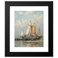 thumbnail image 2 of Hendrik Willem Mesdag 15x18 Black Modern Framed Museum Art Print Titled - The Return of the Fishing Fleet on Scheveningen Beach (1894), 2 of 5