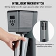 thumbnail image 5 of Milkshake Maker 375W Electric Blender, 820ml Stainless Steel Cup, 3-Speed Drink Mixer, LED Display, Microswitch Safety, for Home & Commercial Use, 5 of 7