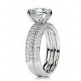 thumbnail image 2 of 1.50 TCW Round Brilliant Cut Bridal Set Wedding Ring 18K White Gold, 2 of 5