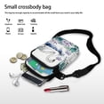 thumbnail image 7 of HELLHERO Swan Pattern Travel Crossbody Purse Polyester Double Layer Women Shoulder Bag for Travel, Outdoor and Daily Use, 7 of 7