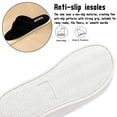 thumbnail image 5 of BERANMEY Flip Flop Slippers for Women Men Cozy Throng Open Toe Womens Slippers Slide Warm Fuzzy House Slippers Slip-on Non slip Sole Comfortable Lightweight for Indoor Outdoor Daliy Wear, 5 of 9