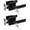 Black, variant on 3 Pack Interior Bedroom Entrance Door Lever Doorknobs Door Lock One Keyway Entry Keyed Alike Same Key Entrance Lockset in Satin Nickel Each with 3 Keys
