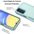 thumbnail image 4 of Njjex for Samsung Galaxy A15 5G Phone Case,Shockproof Dust/Drop Proof 2-Layer Full Body Protective Heavy Duty Durable Rugged Hybrid Cover for Galaxy A15 5G,Mint Green, 4 of 6