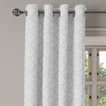 thumbnail image 2 of Ambesonne Ethnic Grommet Curtain, Victorian Floral Motifs, 50" x 84", Tan White, 2 of 6
