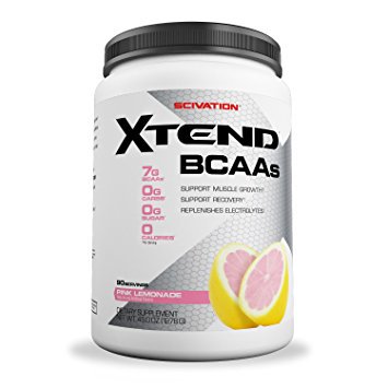 Scivation Xtend BCAA Powder, Branched Chain Amino Acids, BCAAs, Pink Lemonade, 90