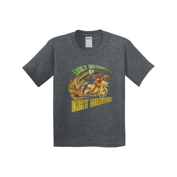 Inktastic Dirt Biking Youth T-Shirt