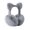 515_Grey, variant on Critter for Women Earmuff Soft Plush Padded Ear Warmer Cute Outdoor Windproof Foldable Headband Cycling Pink
