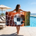 thumbnail image 5 of Hyknon Oversized Soccer-Themed Beach Towels Lightweight Microfiber Beach Towel Quick Dry Sand Free Travel Pool Towels for Bath Swim Men, 5 of 6