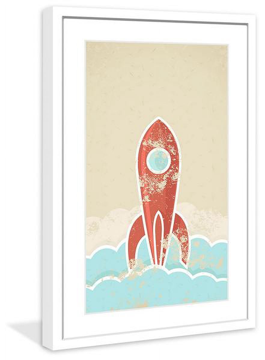 "Blast Off" Framed Painting Print