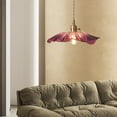 thumbnail image 1 of Lámpara colgante de flores LED Perfecl decorativa de lujo para mesita de noche Bar mostrador cocina Púrpura Grande, 1 of 8