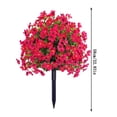 thumbnail image 3 of Outdoors Faux Petunias with Ground Stake, Artificial Flowers for Outdoors Garden, Yard, Planter and Porch, Lifelike Decorative Flowers for Indoor Outdoor Home Decor, 3 of 6